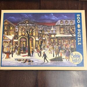Cobble Hill “‘Tis the season”  500-Piece Puzzle. Complete.  Excellent condition
